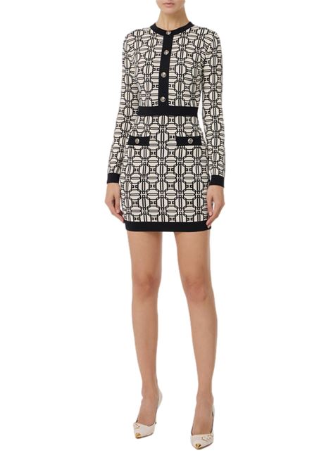 Miniabito logo jacquard ELISABETTA FRANCHI | Abiti | AM31B47E2E84